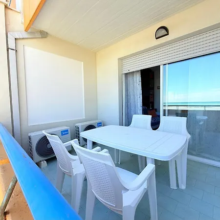 公寓 Se258 - Senigallia, Luminoso Bilocale Fronte Mare Con Terrazza 西尼加利亚